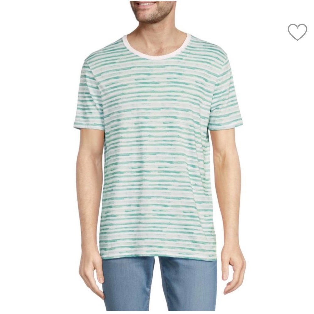 ATM Anthony Thomas Melillo Striped Watermark Jersey T Shirt Men’s Size Small NWT